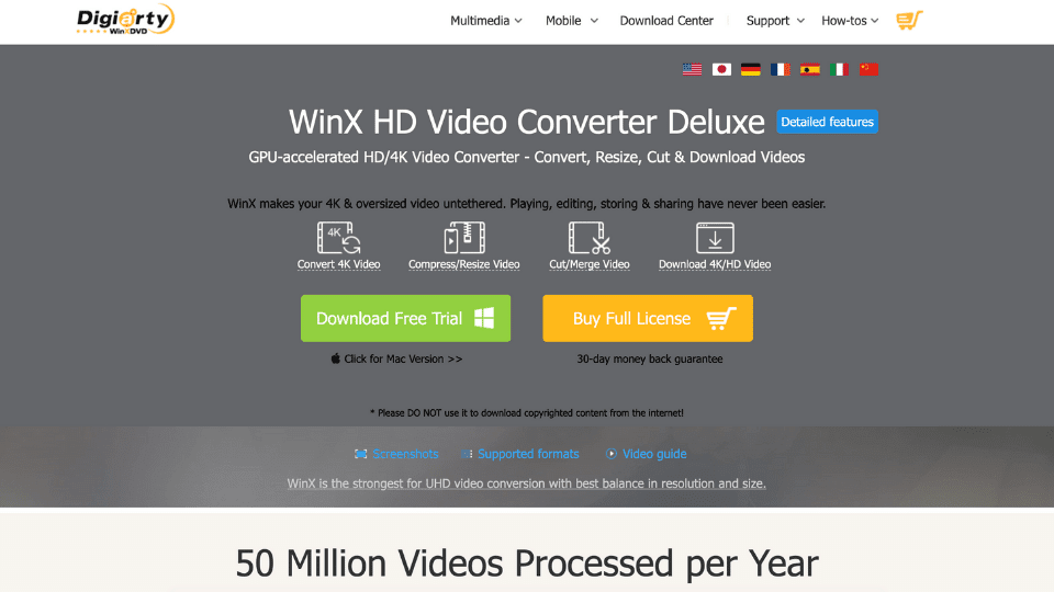 WinX Video Converter YouTube to Mp3 Converter