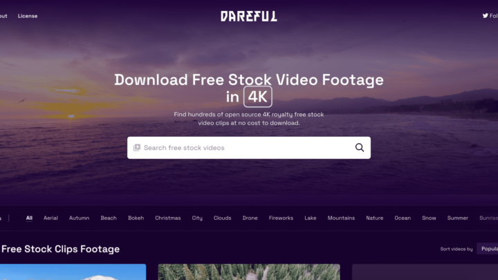 Best Websites of FREE Video Content for YouTube: Dareful