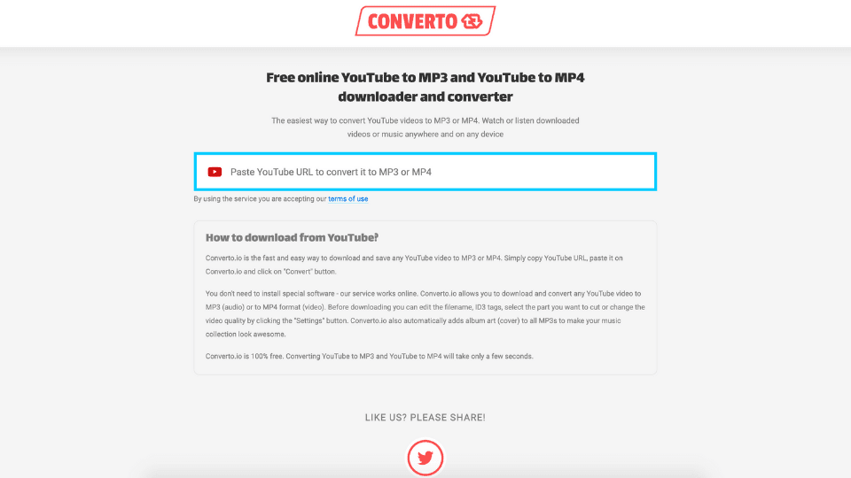 Converto YouTube to Mp3 Converter