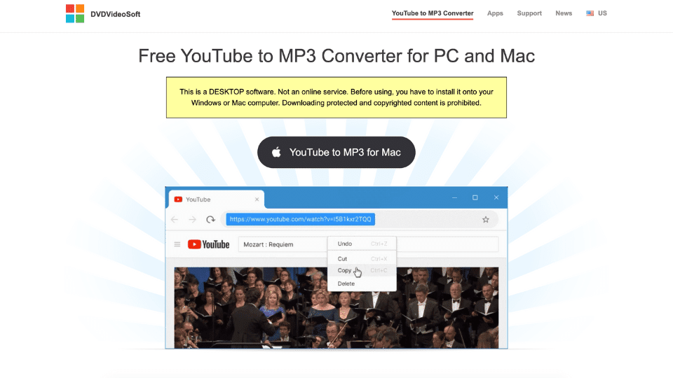 DVD VideoSoft YouTube to Mp3 Converter