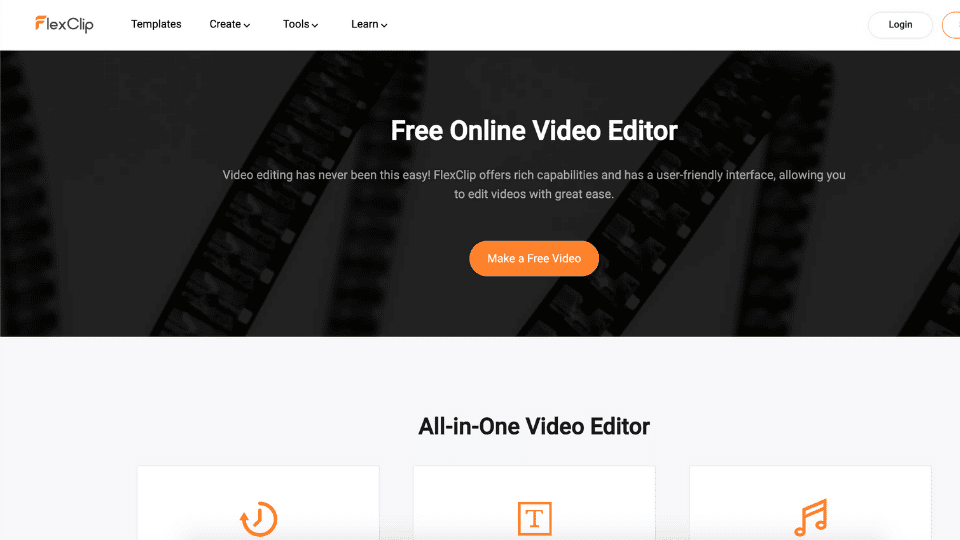online video editor free no water mark