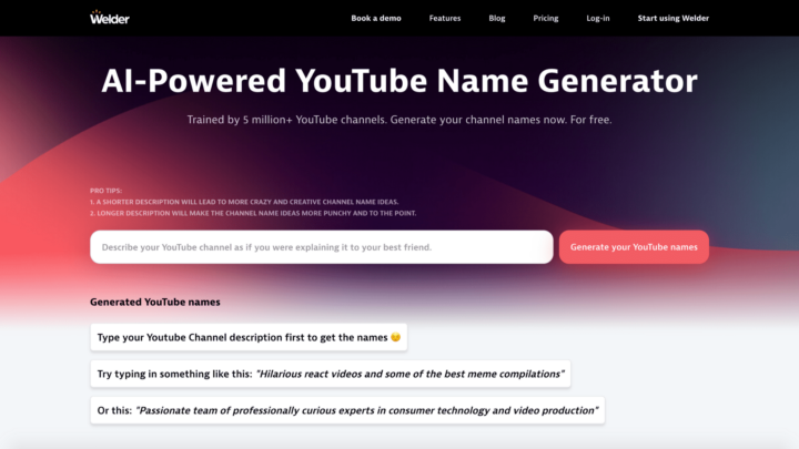 YouTube Channel Name Generator