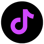 purple tiktok logo icon png 150x150