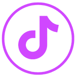 purple tiktok logo icon png 150x150