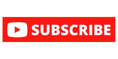 YouTube Subscribe Button Red No Border