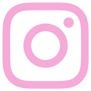 Light Pale Pink Instagram Outline Logo